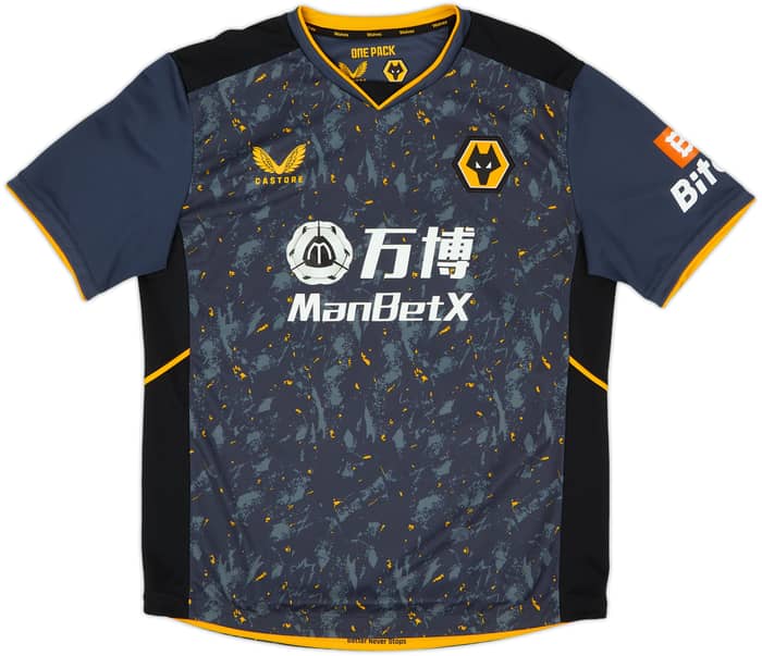 2021-22 Wolves Away Shirt J.Moutinho #28 - 9/10 - (L)