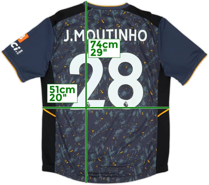 2021-22 Wolves Away Shirt J.Moutinho #28 - 9/10 - (L)