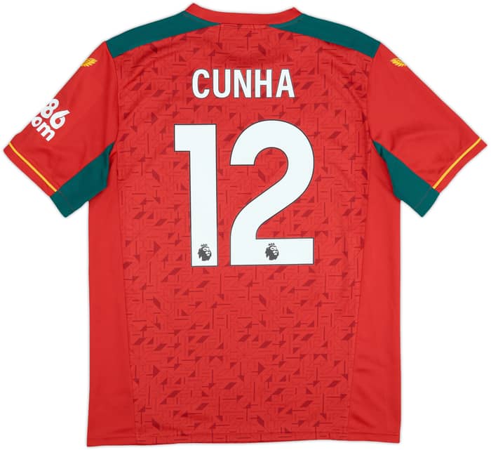 2023-24 Wolves Away Shirt Cunha #12 - 10/10 - (L)