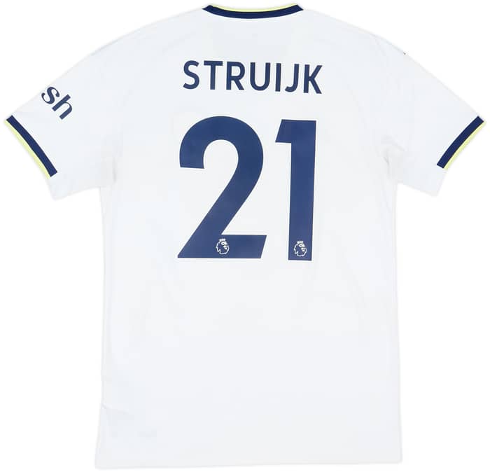 2022-23 Leeds United Home Shirt Struijk #21 - 7/10 - (S)
