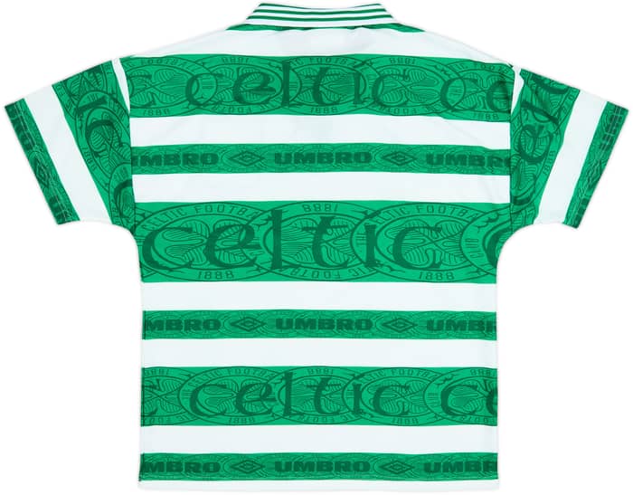 1995-97 Celtic Home Shirt - 9/10 - (M)