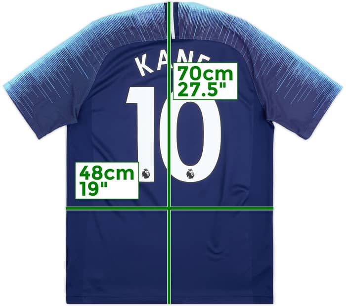 2018-19 Tottenham Away Shirt Kane #10 - 8/10 - (M)