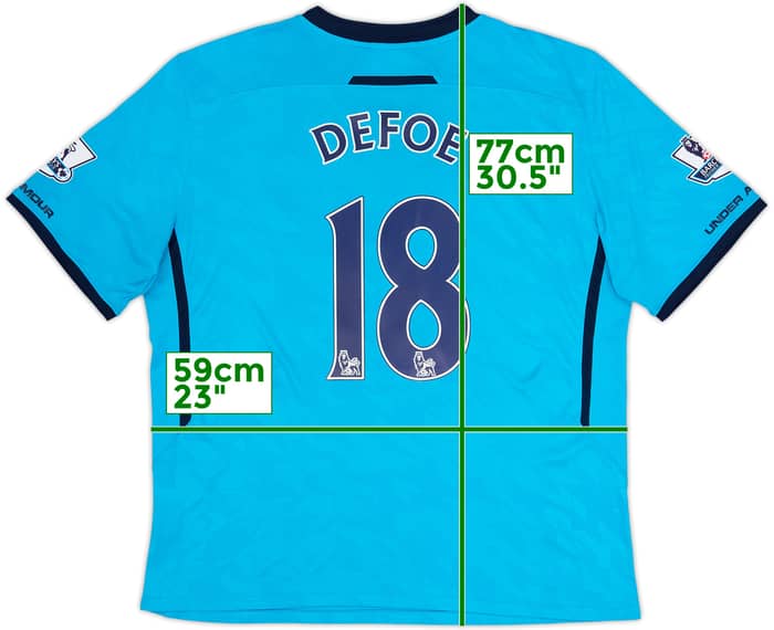 2013-14 Tottenham Away Shirt Defoe #18 - 8/10 - (XXL)