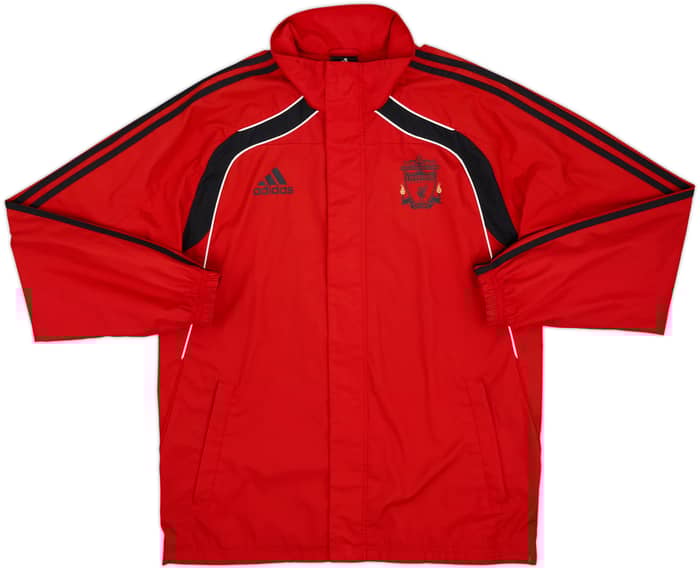 2010-11 Liverpool adidas Hooded Track Jacket - 5/10 - (M)