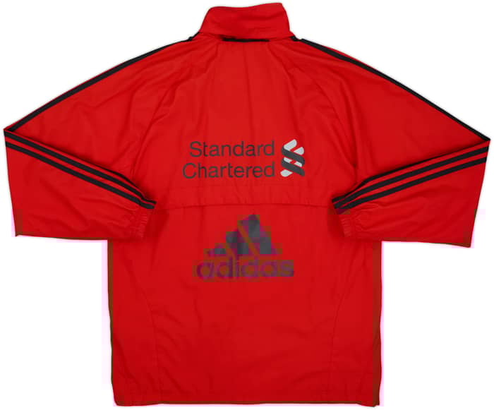 2010-11 Liverpool adidas Hooded Track Jacket - 5/10 - (M)