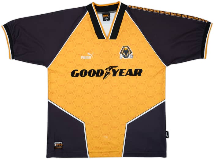 1996-98 Wolves Home Shirt - 7/10 - (L)