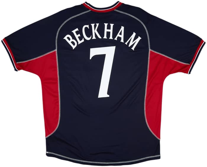 2000-01 Manchester United Third Shirt Beckham #7 - 8/10 - (XL)