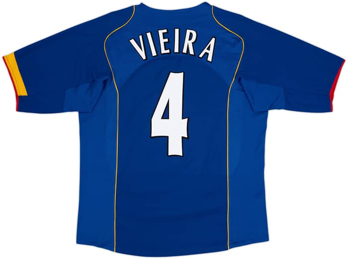 2004-06 Arsenal Away Shirt Vieira #4 - 8/10 - (L)