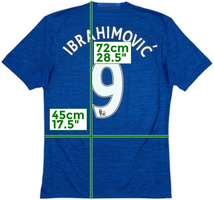 2016-17 Manchester United Away Shirt Ibrahimovic #9 - 10/10 - (S)