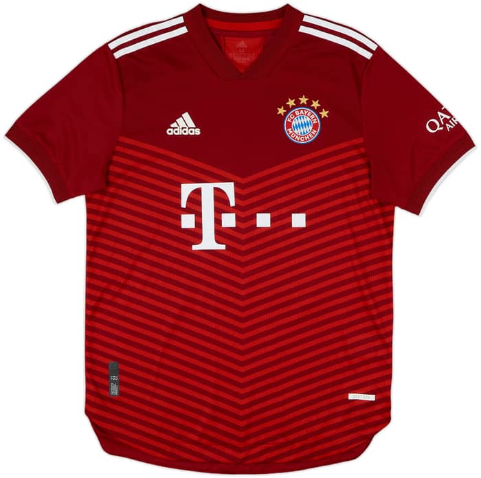 2021-22 Bayern Munich Authentic Home Shirt Musiala #42 - 8/10 - (M)