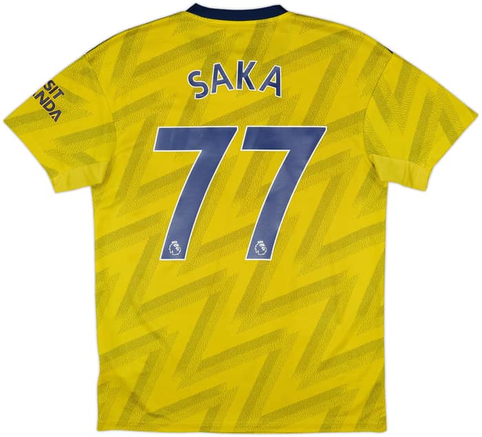 Camiseta de visitante del Arsenal 2019-20 Saka #77 - 5/10 - (M)