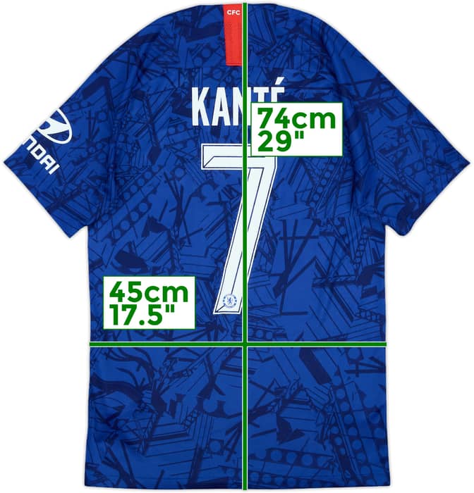 2019-20 Chelsea Home Shirt Kante #7 - 8/10 - (S)