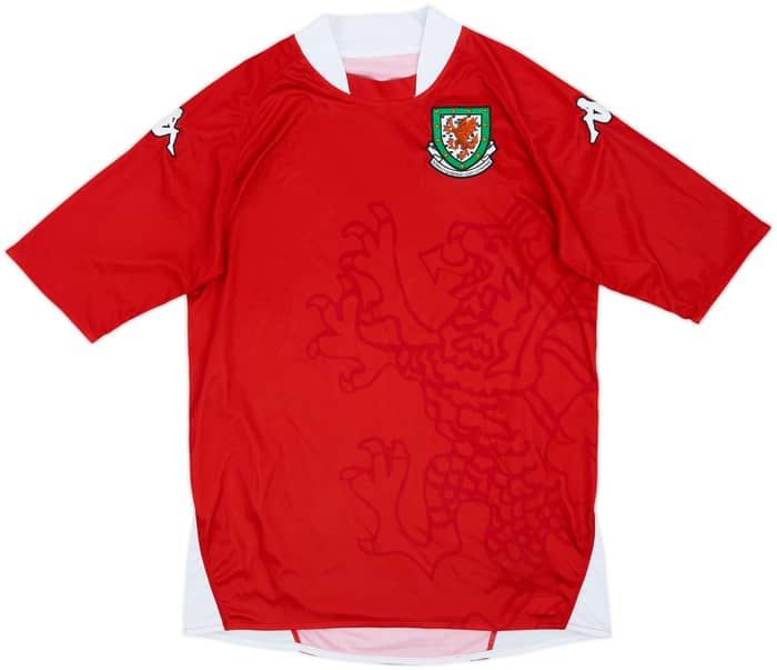 2007-08 Wales Home Shirt - 8/10 - (L)
