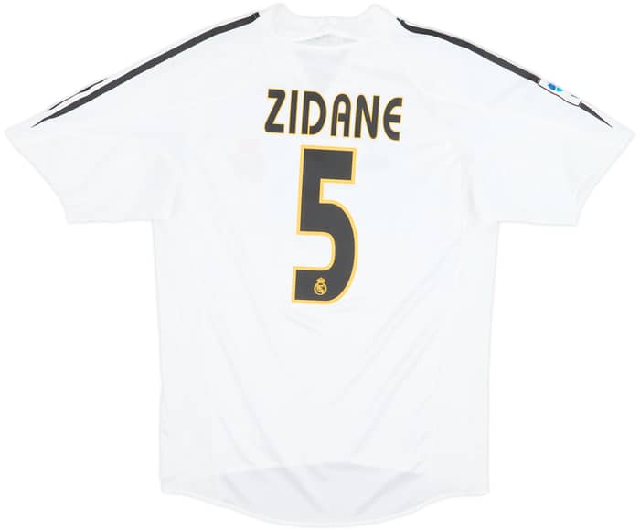 2004-05 Real Madrid Camiseta de local Zidane #5 - 8/10 - (S)