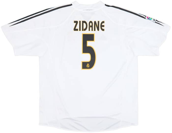 2004-05 Real Madrid Camiseta Local Zidane #5 - 8/10 - (XL)