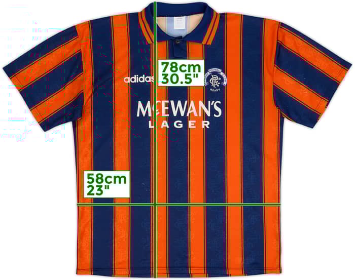 1993-94 Rangers Away Shirt - 8/10 - (L/XL)