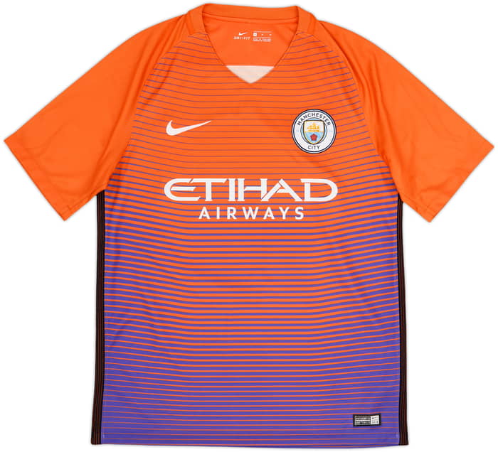 2016-17 Manchester City Third Shirt Kun Aguero #10 - 10/10 - (M)