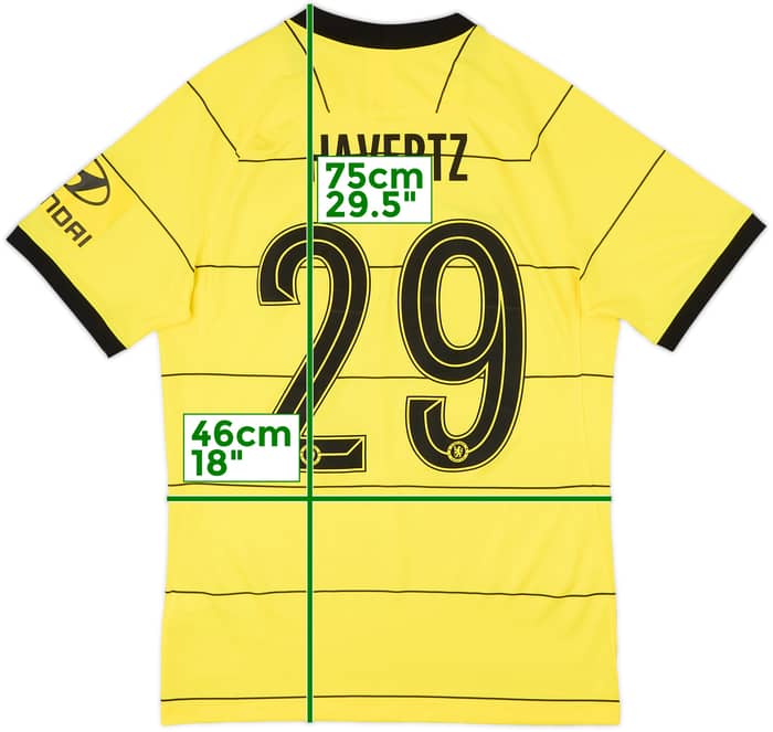 2021-22 Chelsea Away Shirt Havertz #29 - 10/10 - (S)