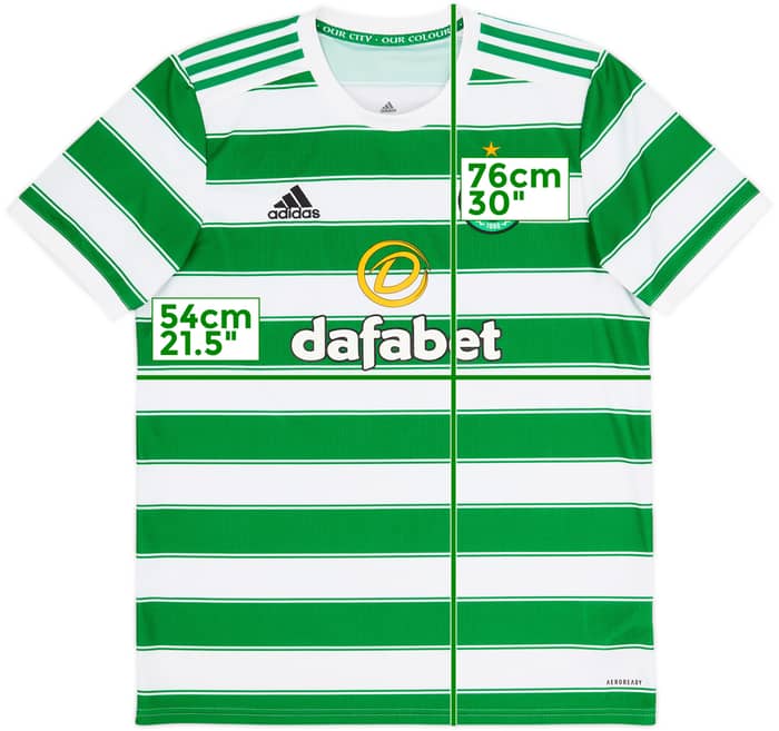 2021-22 Celtic Home Shirt - 9/10 - (L)
