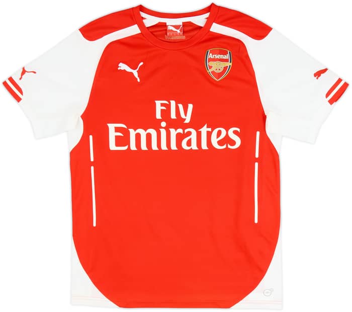 2014-15 Arsenal Home Shirt Arteta #8 - 8/10 - (S)
