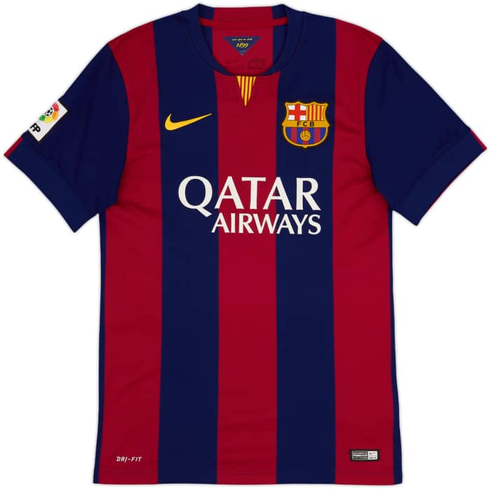 2014-15 Barcelona Home Shirt Neymar Jr #11 - 8/10 - (S)