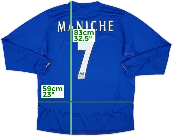 Camiseta de local del Chelsea Centenary 2005-06 Manga Larga Maniche #7 - 6/10 - (XL)