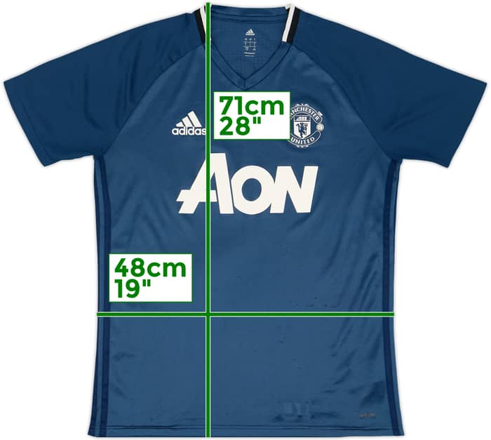 2016-17 Manchester United adizero Training Shirt - 7/10 - (L)