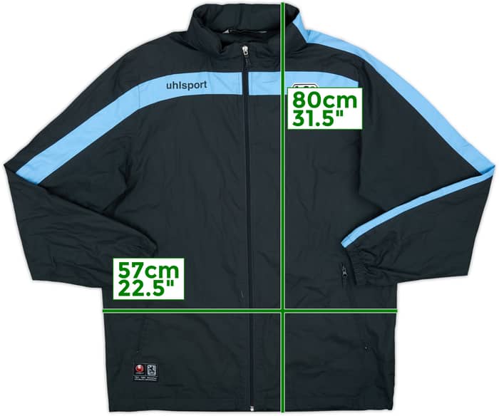 Chaqueta de lluvia con capucha Uhlsport del 1860 Munich 2014-15 - 9/10 - (M)