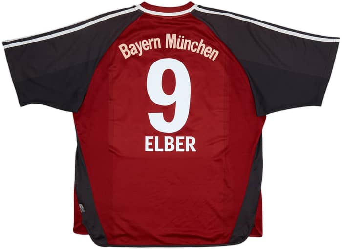 2001-02 Bayern Múnich Camiseta Local Elber #9 - 7/10 - (XXL)