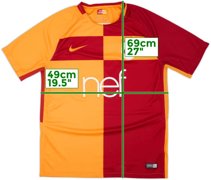 2017-18 Galatasaray Home Shirt - 8/10 - (M)