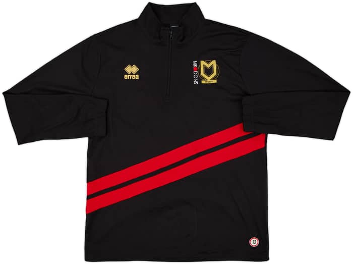 2017-18 MK Dons Errea 1/4 Zip Drill Top - 9/10 - (XL)
