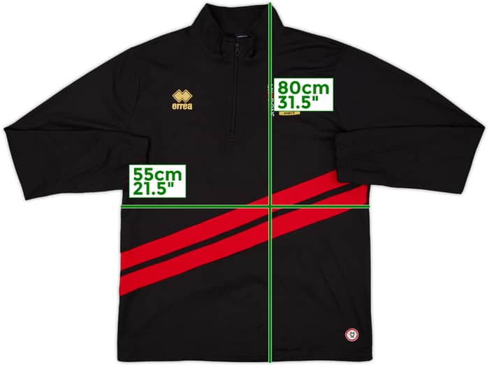 2017-18 MK Dons Errea 1/4 Zip Drill Top - 9/10 - (XL)