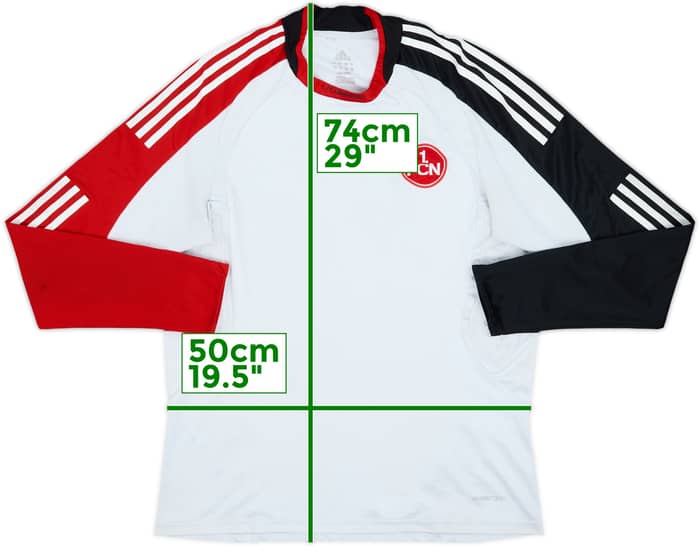 2008-09 Nurnberg Authentic Away L/S Shirt - 5/10 - (L)