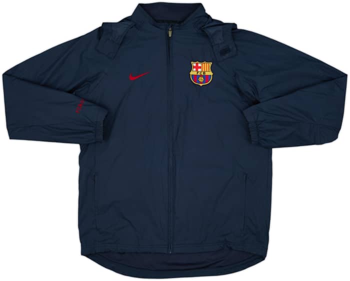 2004-05 Barcelona Nike Hooded Rain Jacket - 8/10 - (S)