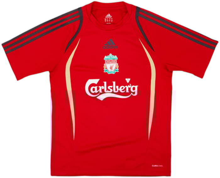 2009-10 Liverpool adidas Training Shirt - 6/10 - (S)