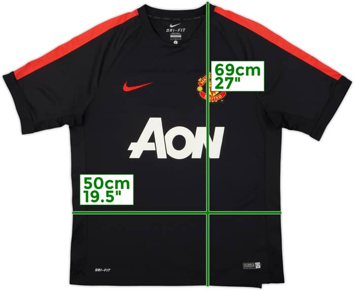 2014-15 Manchester Unido Nike Camiseta de entrenamiento - 8/10 - (L)
