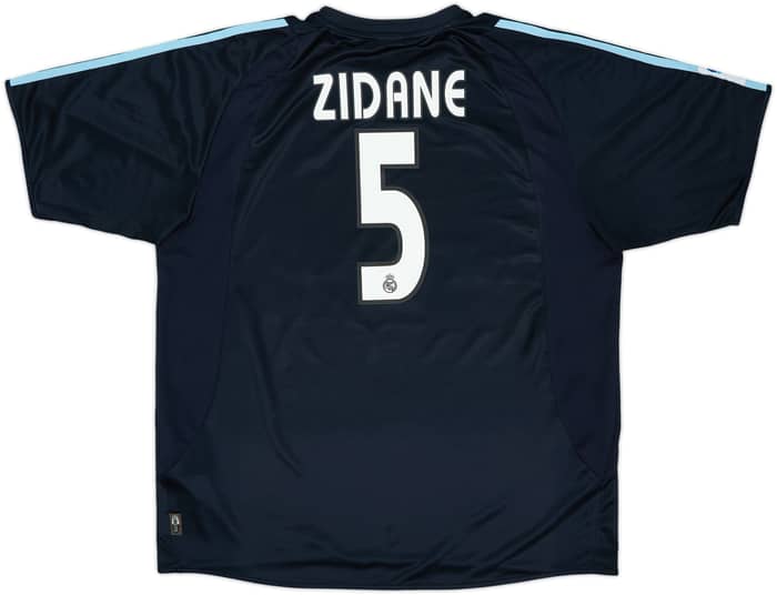 2003-04 Real Madrid Away Shirt Zidane #5 - 6/10 - (L)