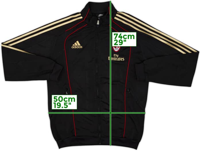 2010-11 AC Milan adidas Track Jacket - 6/10 - (M/L)