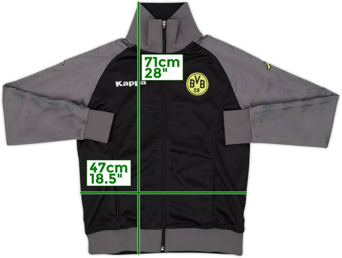 2009-10 Borussia Dortmund Kappa Track Jacket - 8/10 - (S)