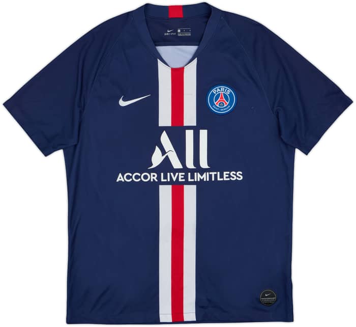 2019-20 Paris Saint-Germain Home Shirt Mbappe #7 - 7/10 - (L)