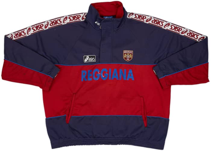 1996-97 Reggiana Asics 1/4 Zip Training Top - 6/10 - (L)