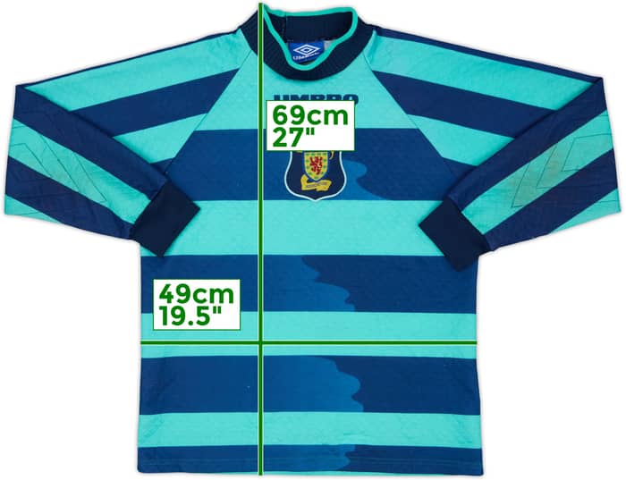 1998-99 Scotland GK Shirt - 6/10 - (Y)