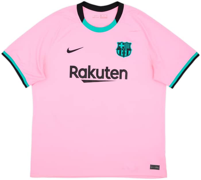 2020-21 Barcelona Third Shirt Messi #10 - 8/10 - (XL)