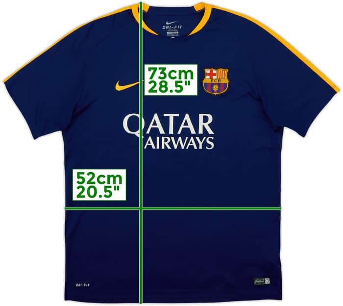 2015-16 Barcelona Nike Training Shirt - 8/10 - (XL)