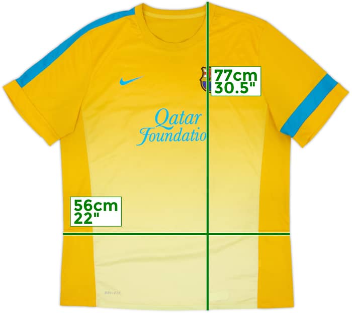 2015-16 Barcelona Nike Training Shirt - 6/10 - (XL)