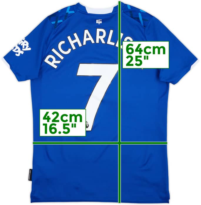 2019-20 Everton Home Shirt Richarlison #7 - 10/10 - (XL.Boys)