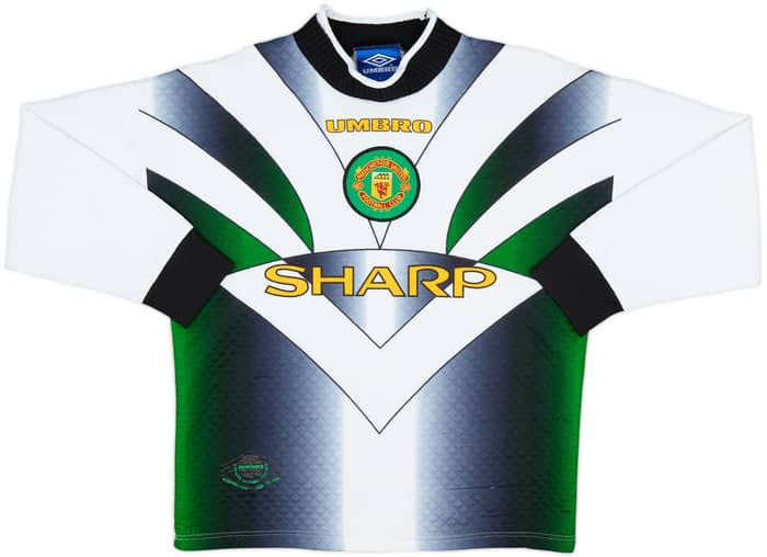 1996-97 Manchester United GK Shirt - 8/10 - (Y)