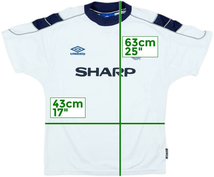 1999-00 Manchester United Third Shirt Beckham - 8/10 - (L.Boys)