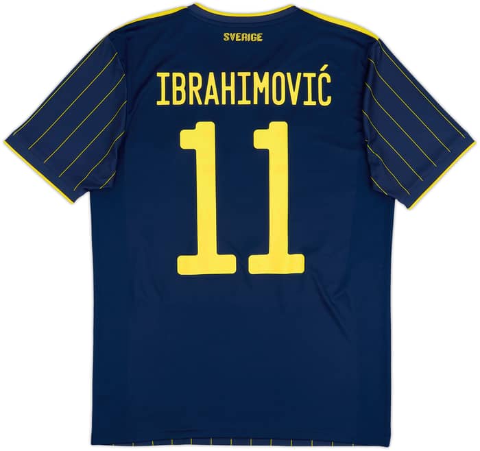 2020-22 Sweden Away Shirt Ibrahimovic #11 - 9/10 - (M)