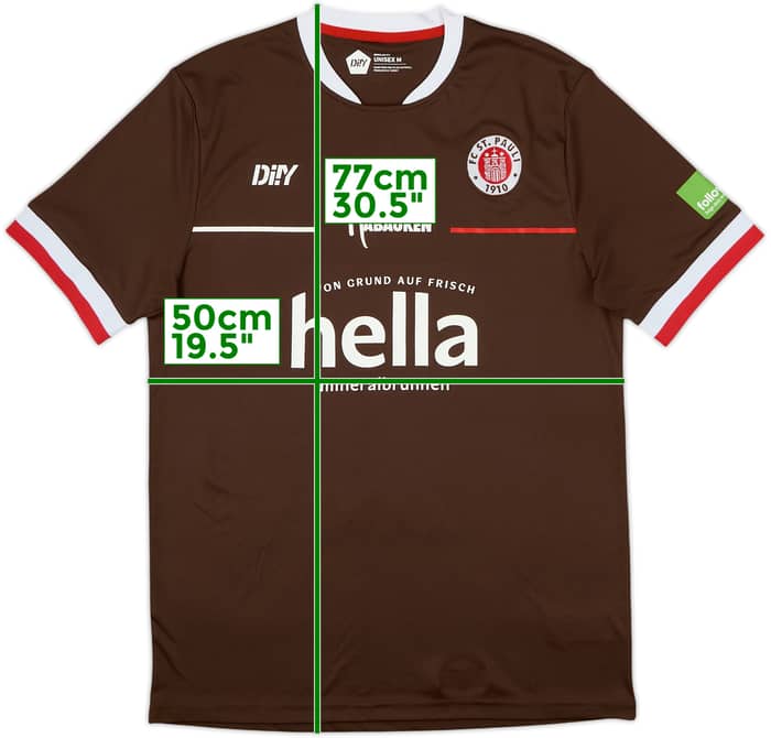 2021-22 St Pauli DIIY Training Shirt - 8/10 - (M)